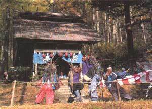 栃原獅子舞の写真