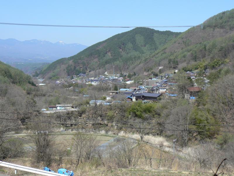 北相木村の山の見える風景